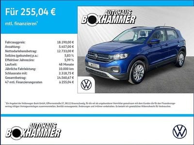 Blau Gebraucht 2020 VW T-Cross Life SUV | 18.190 € (Guter Preis)