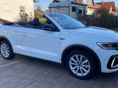Gebraucht VW T-Roc Cabriolet R-line 150 PS (110 kW) 2025 Weiß Cabrio