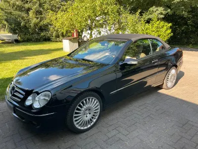 Używany Mercedes CLK200 183 KM (134 kW) 2007 Czarny Kabriolet