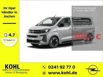 Neu Opel Zafira Life Edition 179 PS (131 kW) 2026 Grau Van / Kleinbus