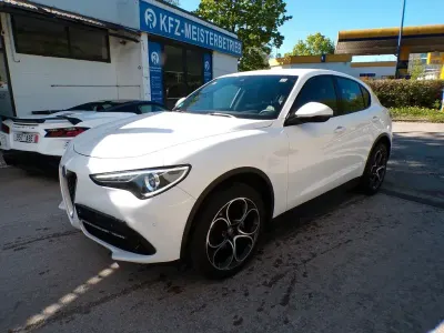 Brugt Alfa Romeo Stelvio Lusso 209 HK (153 kW) 2019 Hvid SUV
