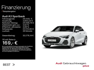 Gebraucht Audi A3 Comfort 150 PS (110 kW) 2025 Gletscherweiß metallic Limousine