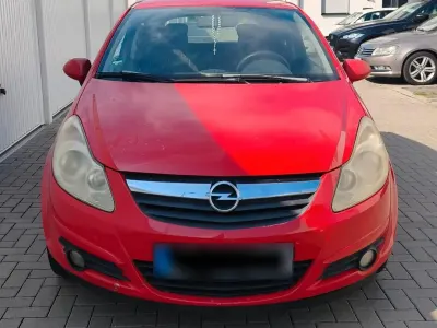 Gebraucht Opel Corsa 75 PS (55 kW) 2008 Rot Kleinwagen