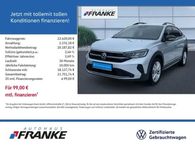 Gebraucht VW Taigo Goal 116 PS (85 kW) 2025 Reflexsilber metallic SUV