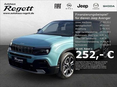 Gebraucht Jeep Avenger EV Altitude 114 kW (156 PS) 2023 Gruen SUV