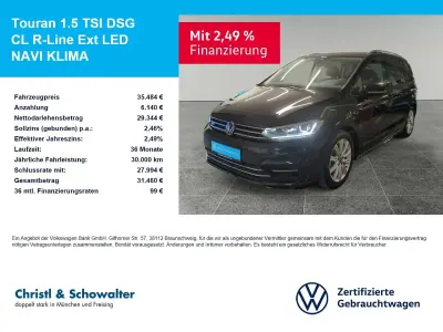 Gebraucht VW Touran R-line 150 PS (110 kW) 2025 Grenadillschwarz metallic Van / Kleinbus