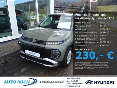 Second-hand Hyundai Inster Select 71 kW (97 CP) 2025 Verde Hatchback