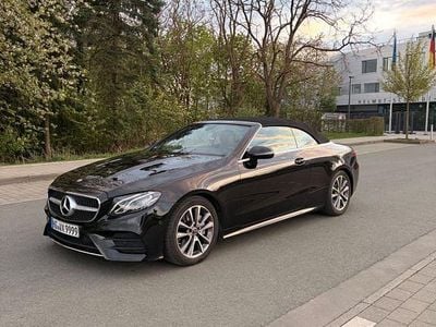 Second-hand Mercedes E200 AMG line 184 CP (135 kW) 2018 Negru Cabrio