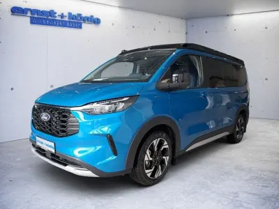 Neu Ford Tourneo Custom Active 150 PS (110 kW) 2026 Digital aqua blue metallic Van
