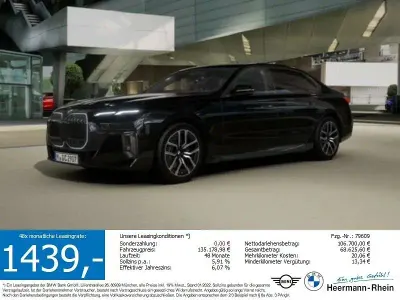 Neu BMW 740 M Sport 286 PS (210 kW) 2026 Saphirschwarz metallic Limousine
