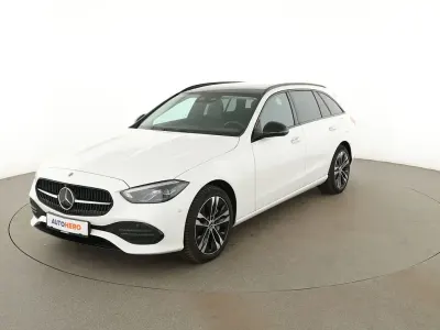 Gebraucht Mercedes C300e 129 PS (94 kW) 2022 Weiß Kombi