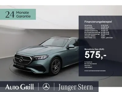 Gebraucht Mercedes E200 AMG 204 PS (150 kW) 2023 Verdesilber metallic Kombi