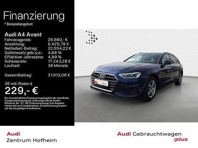 Second-hand Audi A4 Sport 163 CP (119 kW) 2023 Albastru Break