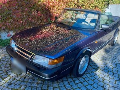 Usata Saab 900 Cabriolet Aero 141 CV (103 kW) 1993 Blu Cabrio