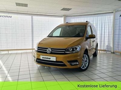 Gebraucht VW Caddy Highline 131 PS (96 kW) 2020 Sandstorm yellow metallic Van / Kleinbus