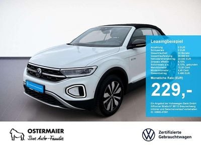 Gebraucht VW T-Roc Cabriolet Goal 116 PS (85 kW) 2025 Pure white Cabrio