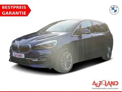 Gebraucht BMW 218 Gran Tourer Luxury Line 140 PS (102 kW) 2020 Mediterranblau metallic Van / Kleinbus