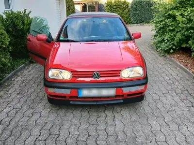 Gebraucht VW Golf Cabriolet 101 PS (74 kW) 1995 Rot Cabrio