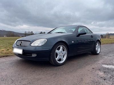 Gebraucht Mercedes SLK230 193 PS (141 kW) 1998 Blau Cabrio