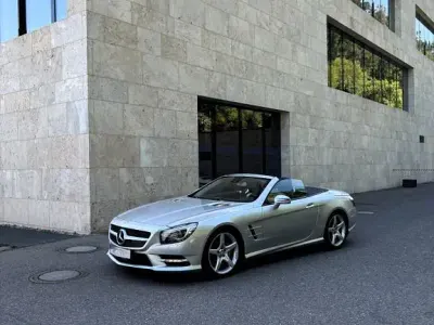 Gebraucht Mercedes SL350 AMG line 306 PS (225 kW) 2013 Silber Cabrio