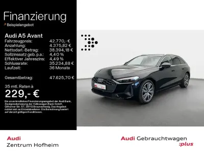 Gebraucht Audi A5 Sport 204 PS (150 kW) 2025 Mythosschwarz metallic Kombi
