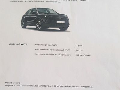 gebraucht Opel Mokka-e 