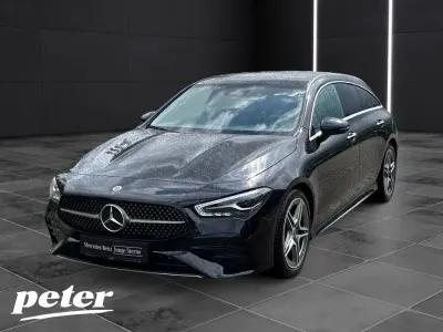 Gebraucht Mercedes CLA200 Shooting Brake AMG 163 PS (119 kW) 2025 Metalliclack kosmosschwarz Kombi