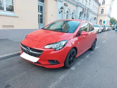 Używany Opel Corsa 90 KM (66 kW) 2017 Czerwony Hatchback