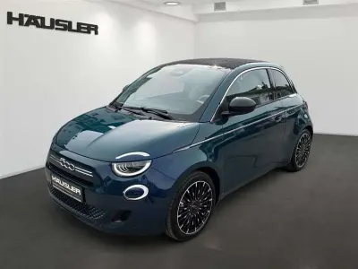 Neu Fiat 500C La Prima 65 PS (47 kW) 2026 Ozean grün Cabrio