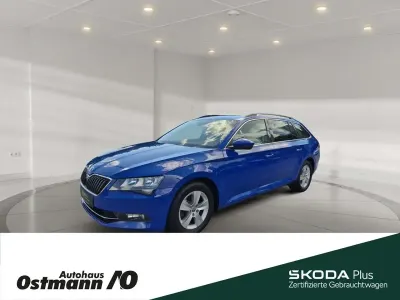 Gebraucht Skoda Superb Ambition 150 PS (110 kW) 2019 Blau Kombi