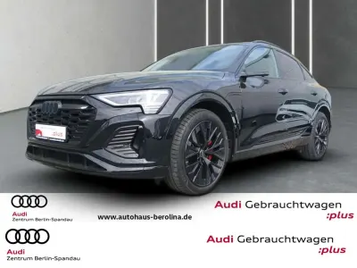 Gebraucht Audi Q8 e-tron S-Line 300 kW (408 PS) 2023 Mythosschwarz metallic SUV
