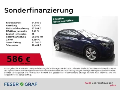 Gebraucht Audi Q4 e-tron Comfort 194 kW (265 PS) 2023 Navarrablau metallic SUV