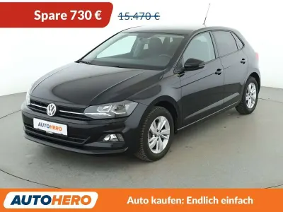 Gebraucht VW Polo Comfortline 95 PS (69 kW) 2020 Deep black Kleinwagen