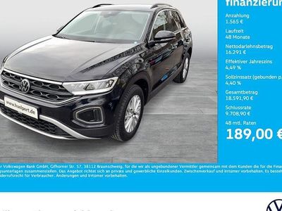 Begagnad VW T-Roc Life 110 HK (80 kW) 2022 Svart SUV