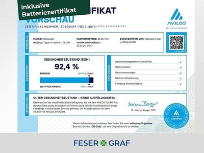 Gebraucht VW Tiguan Life 245 PS (180 kW) 2022 Deep black perleffekt SUV