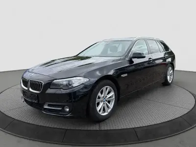 Gebraucht BMW 520 Comfort Edition 184 PS (135 kW) 2014 Black sapphire metallic (metallic) Kombi