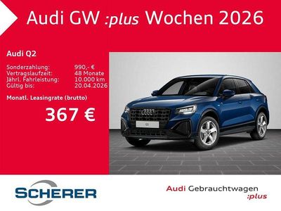 Neu Audi Q2 Ambiente 150 PS (110 kW) 2025 Ascariblau metallic (metallic) SUV