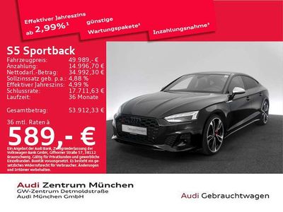 Gebraucht Audi S5 341 PS (250 kW) 2023 Mythosschwarz metallic Coupé