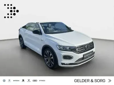 Gebraucht VW T-Roc Cabriolet R-line 150 PS (110 kW) 2022 Weiß Cabrio