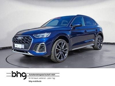 Begagnad Audi Q5 S-Line 367 HK (269 kW) 2022 Blå SUV
