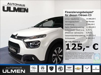Gebraucht Citroën C3 Shine 110 PS (80 kW) 2022 Weiss Kleinwagen