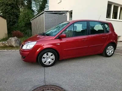 Brugt Renault Scénic II 112 HK (82 kW) 2007 Rød MPV