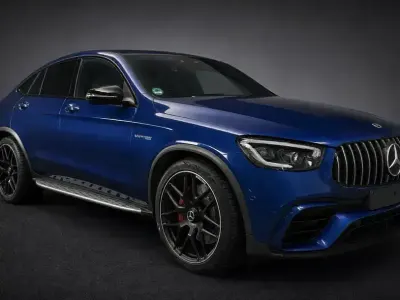 Gebraucht Mercedes GLC63 AMG AMG 510 PS (375 kW) 2021 Blau SUV