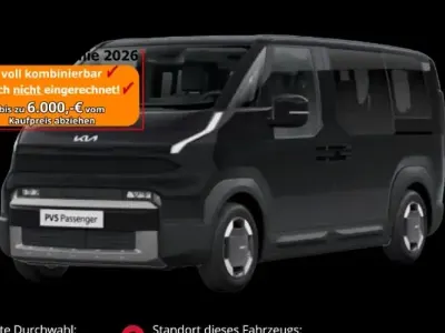 Neu Kia PV5 119 kW (163 PS) 2026 Schwarz (aurora black pearl) Van / Kleinbus