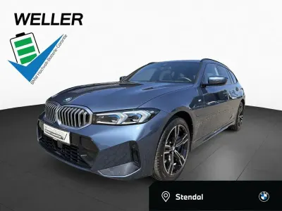 Gebraucht BMW 330e M Sport 292 PS (214 kW) 2025 Arctic race blue (blau) Kombi