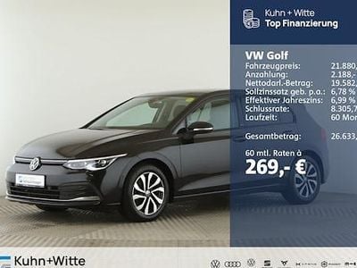 Gebraucht VW Golf VIII Active 150 PS (110 kW) 2022 Deep black perleffekt Limousine
