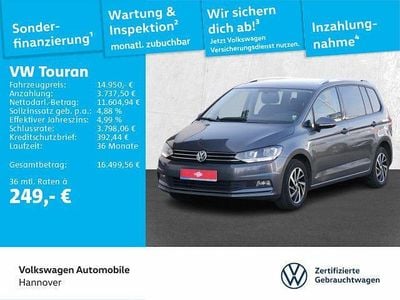 Gebraucht VW Touran Join 116 PS (85 kW) 2018 Grau Van / Kleinbus