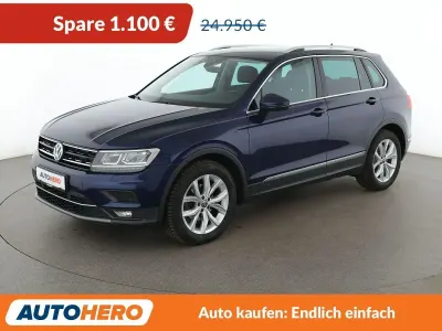 Gebraucht VW Tiguan Highline 150 PS (110 kW) 2020 Atlantic blue SUV