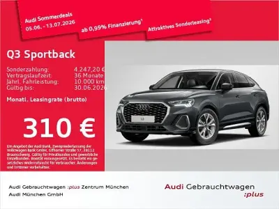 Gebraucht Audi Q3 Sportback S-Line 150 PS (110 kW) 2025 Daytonagrau perleffekt SUV