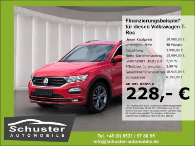 Gebraucht VW T-Roc R-line 190 PS (139 kW) 2018 Rot SUV